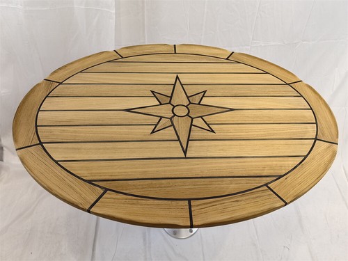 Tavolo ovale per barca teak - barca,
