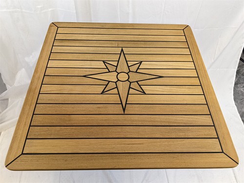 Tavolo quadrato barca teak - quadrato,