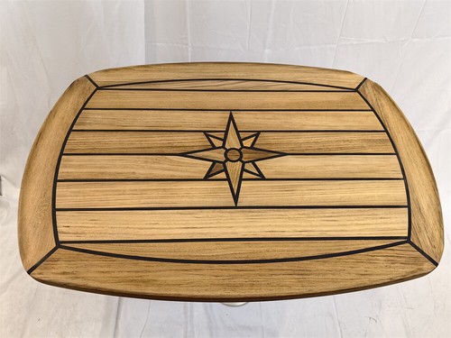 Tavolo teak forma di - a,