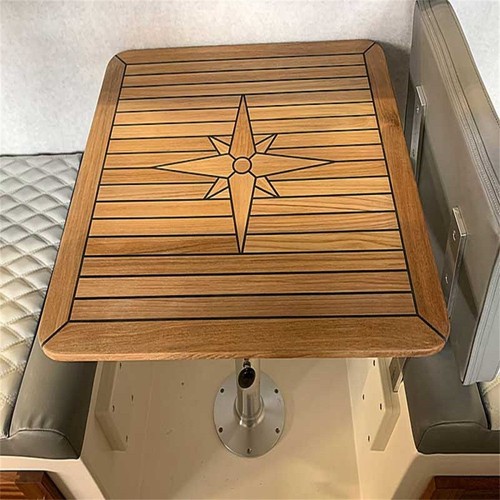 Nuovo tavolo quadrato teak - nuovo, in